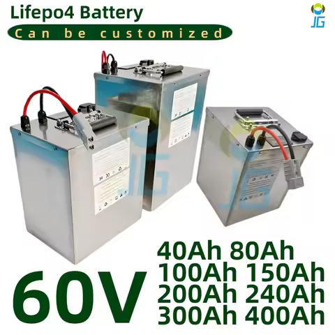 AA 72V 50Ah 60AH 80AH 100AH 120AH 150Ah 200AH LifePo4 Lithium Battery, Golf Cart, Electric Vehicle+C