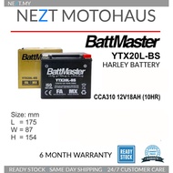 Battmaster YTX20L-BS AGM Battery Harley Davidson Battery CCA310