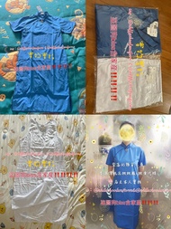 現貨速發聖保羅男女長衫spcc夏季校服校章旗袍開叉底裙