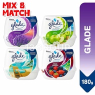 Glade Scented Gel Air Freshener / Apple Lavender Ocean Escape Wild Berries, 180g