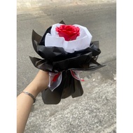 [Gift] Bouquet of 1 flower wrapped in the shape of a flower (7-layer flower) with extremely long-las
