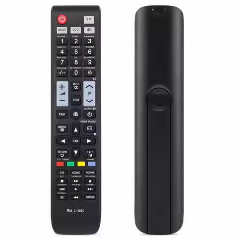 RM-L1080 TV Universal Remote Control, Suitable for Hisense, Panasonic, Samsung, LG, Philips, Sanyo, 