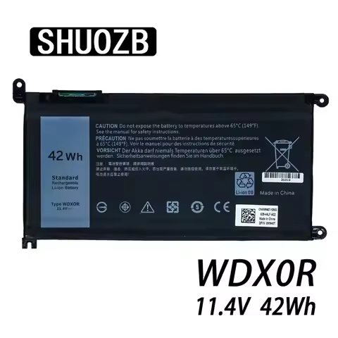 WDX0R Battery For Dell Inspiron 13 5000 5368 5378 7368 7378 14 7000 7560 7460 5468 15 7560 5538 5567