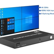 CO AVPRO AVM23 4K Splicing Matrix 2x2 HDMI 1.4b Wall Screen Video Splicer