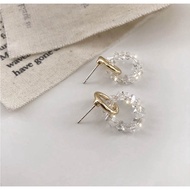 ** SG STOCK** Crystal Circle Shinning Fashion High Quality Earring