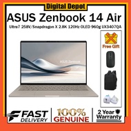 2025 ASUS Zenbook 14 Air  Ultra7 258V/Snapdragon X 14inch 2.8K 120Hz OLED AI laptop ASUS 华硕灵耀14 Air
