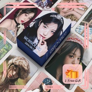 55pcs IVE《WONYOUNG - IVE EMPATHY》Blue LOMO Cards Set Collection Kpop Wonyoung Rei Yujin Leeseo Gaeul