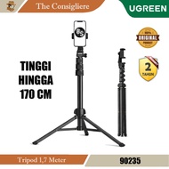 UGREEN Tripod 1.7M + Tongsis 3in1 Aluminum Alloy Bluetooth 10m 90235