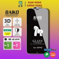 Baiko Tempered Glass Oppo Reno 7 8 Pro 8z 7 6 5 4 3 2f A17 A17K A16 A16K A15 A54 A55 A57 A77s S P