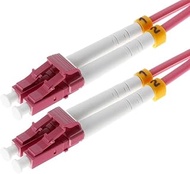 Helos Fibre Optic Patch Cable 50/125µm OM4 LC 0.5 m