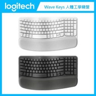 羅技 Wave Keys 人體工學鍵盤(兩色選)