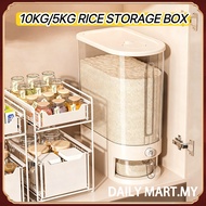 5KG 10KG Rice Dispenser Storage Bucket Container Cereal Container Bekas Beras Tong Beras