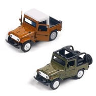 Diecast Miniature Car Jeep Toyota Land Cruiser Hardtop FJ40 Pickup Pull back Toy
