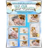 3x4 Size Christening Tarpaulin