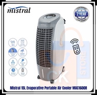 Mistral 15L Portable Evaporative Air Cooler MAC1600R (2 Years Warranty)