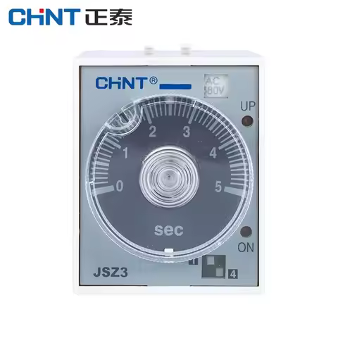 CHINT Time Power On Delay Relay JSZ3A-ABCDEFG AC380V AC220V AC110V AC24V Control Switch For Large Fo