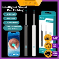 HEVEA Version3 HD Camera Ear Pick Wax Clean Scoop Otoscope Video LED Light Electric Soft Baby Korek 