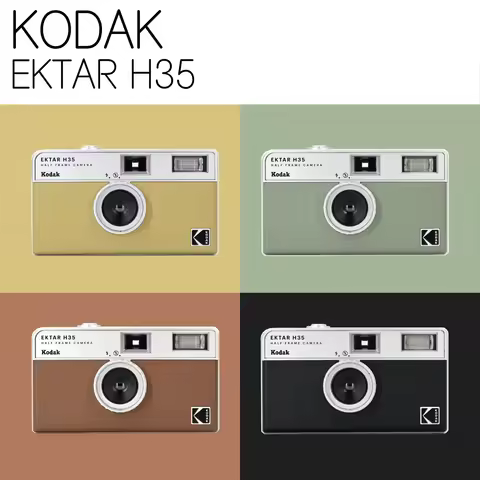 Original KODAK EKTAR H35 New H35N Half Frame Camera 35mm Film Camera Reusable Film Camera With Flash