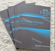 FRM 2026 Part 1 and 2  Kaplan Schweser Notes Qbank
