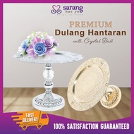 Dulang Hantaran Besi Premium Gold Cake Stand Wedding Decoration Dulang Hantaran Tapak Mas Kahwin