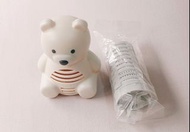 半價優惠 全新日本製varsan小熊室內270天驅蚊蟲擺飾 無盒裝 深卡其色 免火 免電池 免插座 無氣味 安全安靜 隨插即使用 日本當紅網紅商品