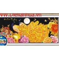 Rich marble painting DF451 - size: 105 * 50cm. (UNWORKED PAINTING)