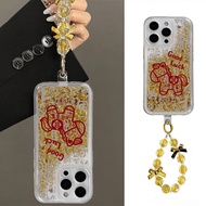 新年小马适用苹果17pro流沙手机壳iPhone16e/15Plus新款14/13/12手机壳