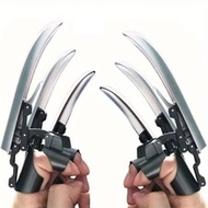 3pcs/6pcs Funny Anime Cosplay Wolf Claws Fingers Wear Retractable Plastic Claws Cool Folding Mechani