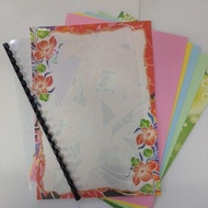 A4 Binding set Folio Kertad buku skrap folio set Folio book binding white colour 集锦簿 #bukuskrap #fol