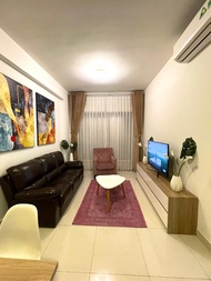 อพาร์ตเมนต์ 1 ห้องนอน 1 ห้องน้ำส่วนตัว ขนาด 55 ตร.ม. – เขต 2 (The Sun Avenue - OUR BLUES Apartment)