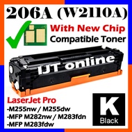 Compatible Toner to HP 206A HP206A W2110A 206X W2110X Color Laserjet Pro MFP M282nw M283fdw Pro M255
