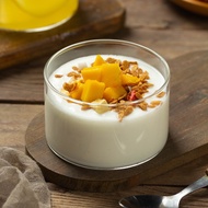 190ml Glass Dessert Bowl Pudding Ice Cream Resistant Yogurt Glass Cup Fruit Salad Bowl