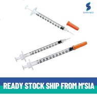 SOL-M™ Insulin Syringe with Fixed Needle 1ml 31G x 5/16” (8mm)