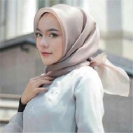 Hijab Organza Silk Original Organdi Linen Rubiah / Jilbab Rubiah/ Kerudung Rubiah/ Jilbab Segiempat/