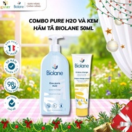COMBO BIOLANE PURE H2O 350ML & ANTI-WASH CREAM 50ML