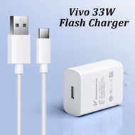 Original for Vivo X60 Pro Type C USB 33W Ultra Fast Flash Charger FlashCharg 2.0 Charger Cable USB-C Cable for Vivo X Series Vivo X50 Pro X30 Pro