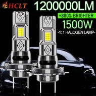 H7 Super Bright LED Headlight Bulb 1200000LM Wireless LED CANBUS Lights for Car 6000K Spotlights Aut