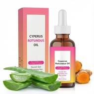 Cyperus Rotundus Oil for Hair Removal - Natural Formula to Reduce & Slow Body Hair Regrowth, Soothin