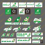 [3M Waterproof Sunscreen] Luggage Stickers Car Locomotive EVA Airlines AIR Easycard Laptop Banner St