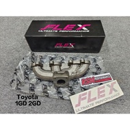 Flex turbo Header Toyota Hilux Revo Rocco Rouge GR 1GD 2GD for upgrading turbo
