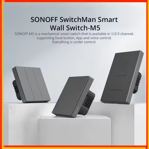 SONOFF M5 86 120 1C 2C 3C SwitchMan Wifi Smart Wall Button Switch Intelligent Switch R5 Scene Contro