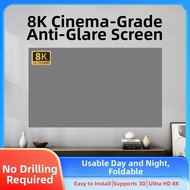 YIMING | 8K High-Resolution Static Cling Projection Screen Wallpaper Easy Installation