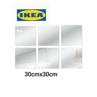 30Cmx30CM IKEA Mirror Lots Wall Decor/Cermin IKEA Hiasan Dinding