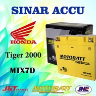 aki motor honda tiger 2000 motobatt mtx7d aki kering