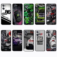 Soft black phone case for OPPO A57 A72 A73 A74 A77 toyota ae86 caseg