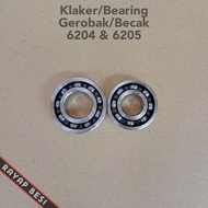 bearing/klaker bosh roda gerobak/becak 2pcs (6205&amp;6204) luar dalem buat satu roda kondisi bekas (bagus kuat) copotan masih bagus.."