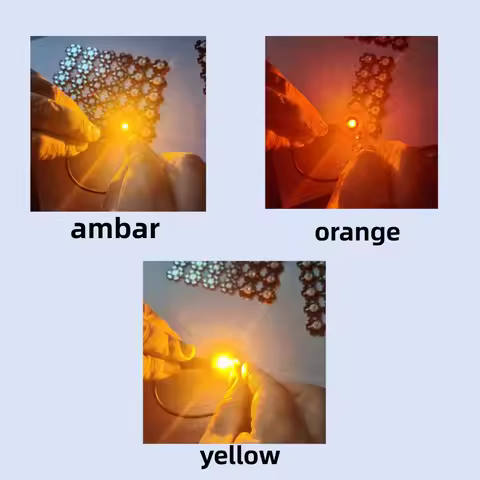 led chip Yellow amber Orange High Power LED Bead 1W 3W 5W Emitter Light chip COB 590nm 595nm 600nm l
