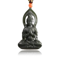 【正佳珠寶】和田墨玉 高品墨玉 15g 觀世音菩薩 和田墨玉吊墜