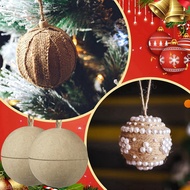 W8【SUNNY2015 SHIPPING】Christmas Paper Mache Balls 3.15 Inch Unpainted Empty Ball Ornaments Craft Sup