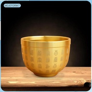 [mojotorw7] Brass Fengshui Bowl Feng Shui Wealth Luck Chinese Traditional Treasure Bowl for Good Luc